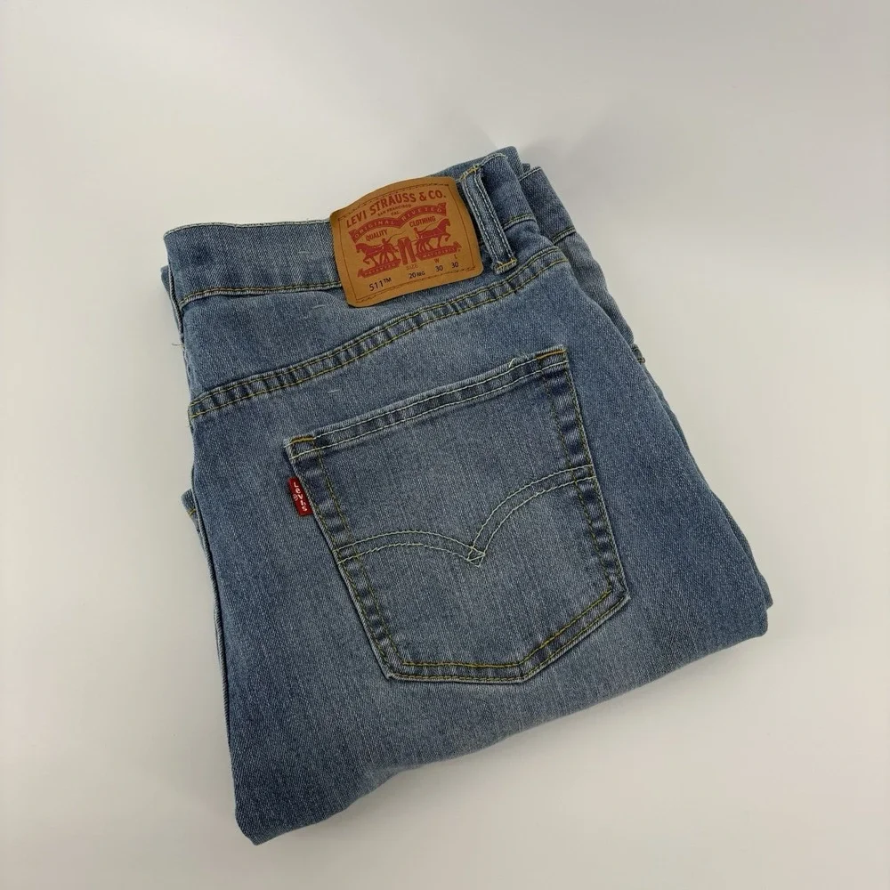 Levi's 511 Jeans Boys 20 Regular 31x30‎ Slim Fit Denim